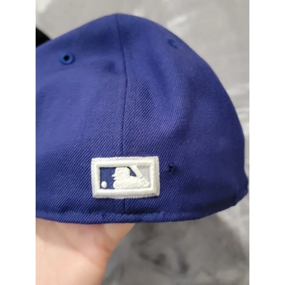 Chicago‎ Cubs New Era Cooperstown Blue white fitted hat 7